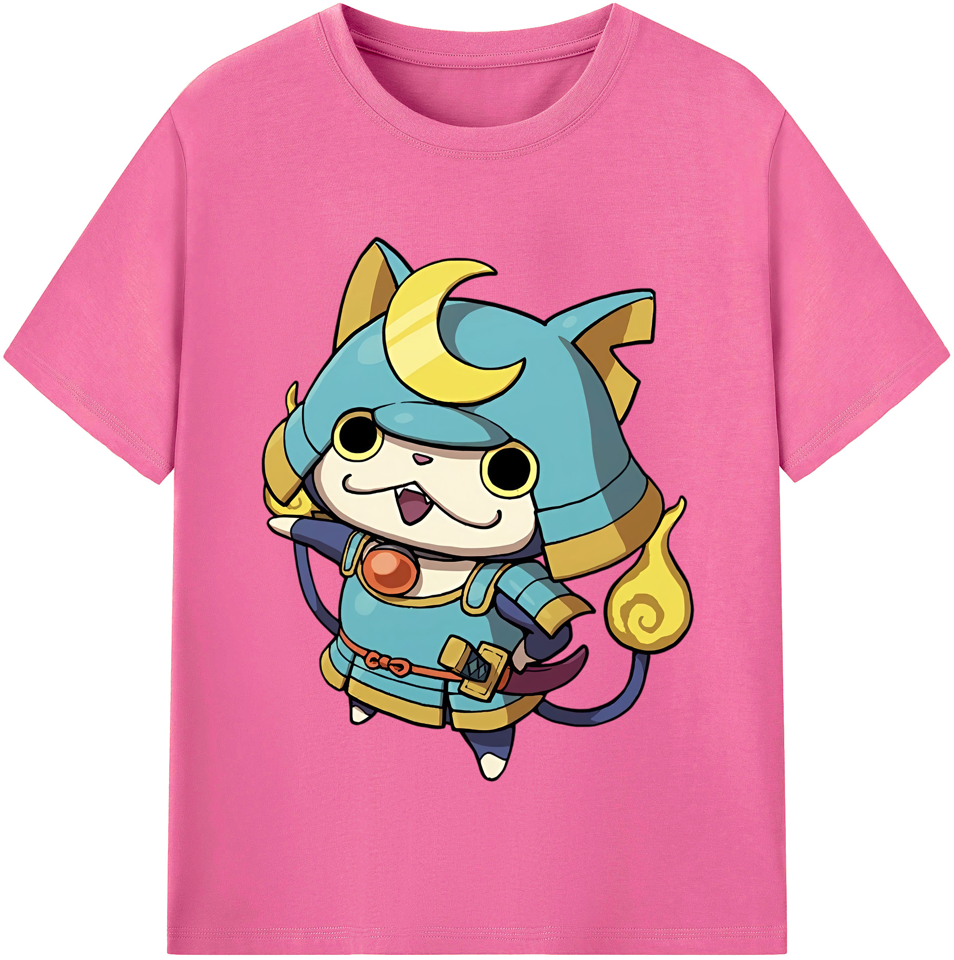 （画像用） 妖怪ウォッチ Yo-kai Watch レディースカジュアルプリントTシャツ（綿100％）